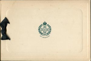 Christmas card from 25th Battalion Rifle Brigade